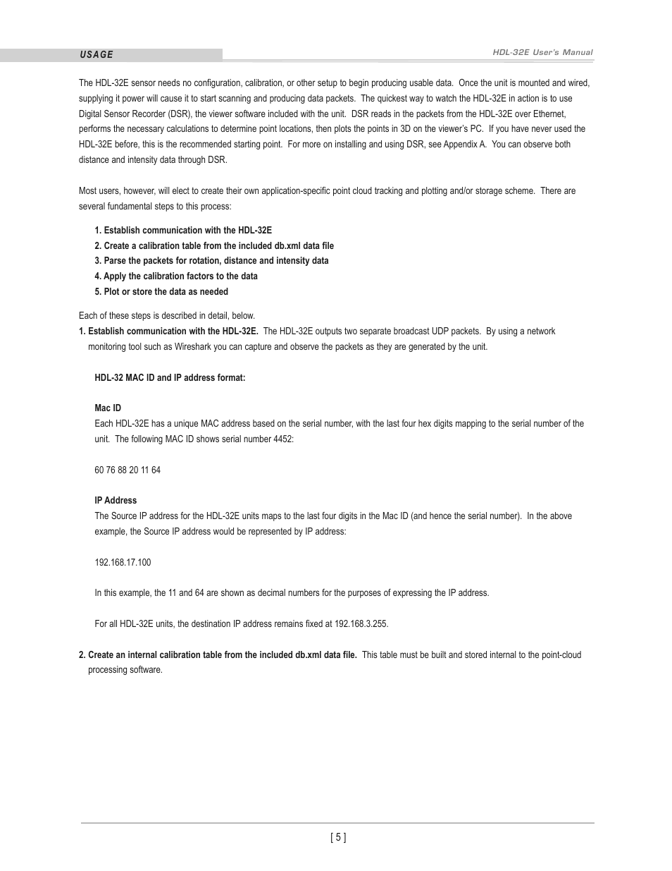 Velodyne Acoustics LIDAR HDL-32E User Manual | Page 8 / 28