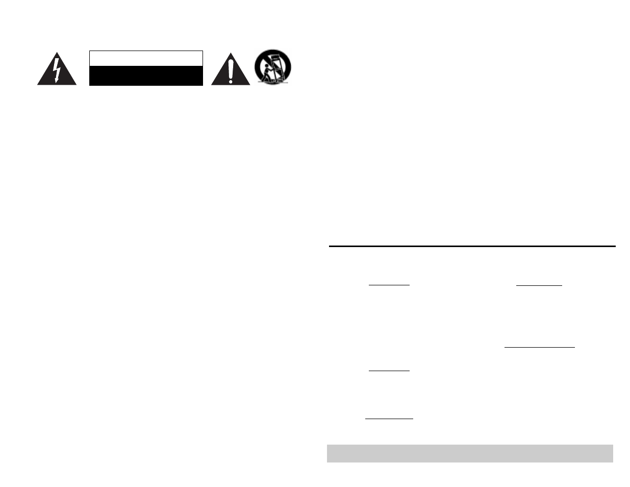 Important safety instructions, Installation worksheet, Caution | Other velodyne subwoofer products | Velodyne Acoustics HGS-15X THX User Manual | Page 19 / 20