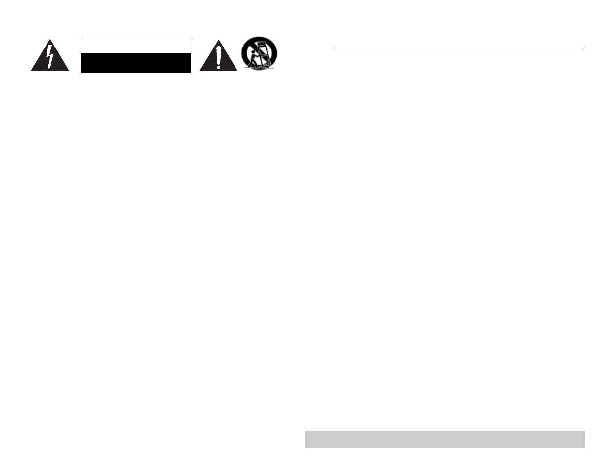 Importantes consignes de securite, Troubleshooting and service | Velodyne Acoustics HGS-15X THX User Manual | Page 3 / 20