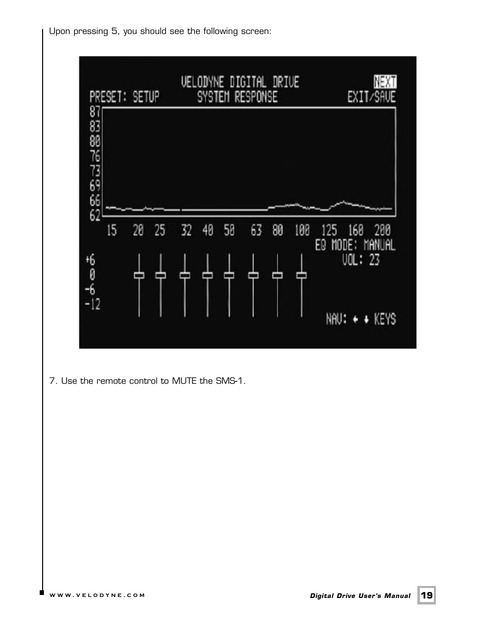 Velodyne Acoustics SMS -1 User Manual | Page 25 / 49