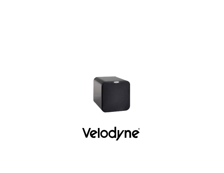 Velodyne Acoustics SPL-800 User Manual | 22 pages