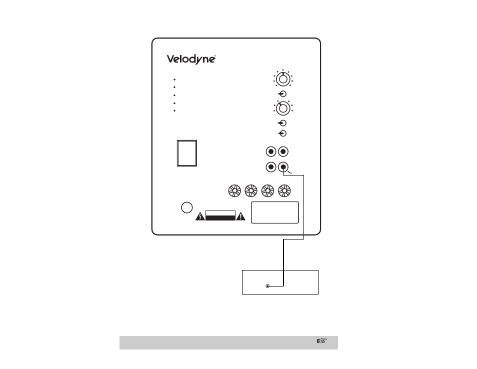 Rear panel, Spl series, Figure 1. installation using lfe line-level inputs | Velodyne Acoustics SPL-800 User Manual | Page 11 / 22