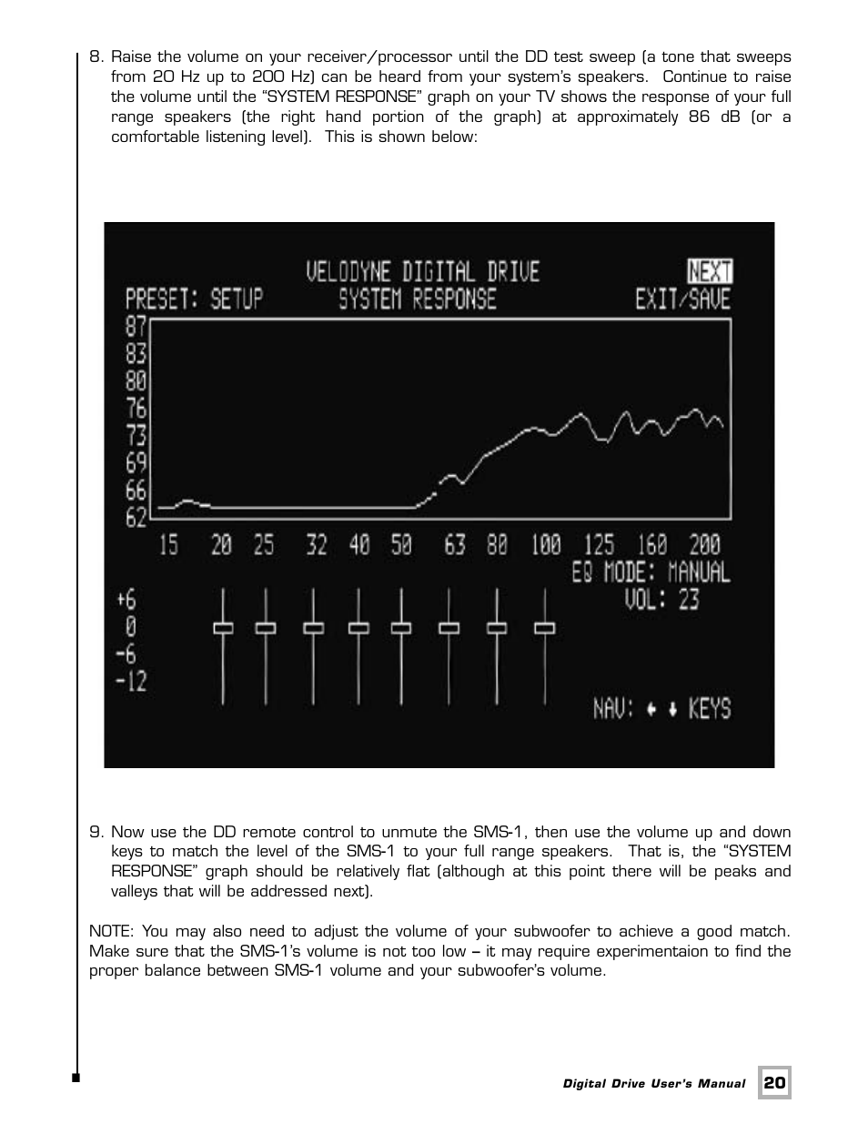 Velodyne Acoustics SMSTM -1 User Manual | Page 26 / 49