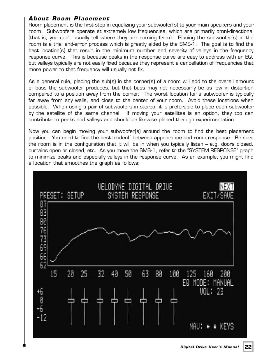 Velodyne Acoustics SMSTM -1 User Manual | Page 28 / 49