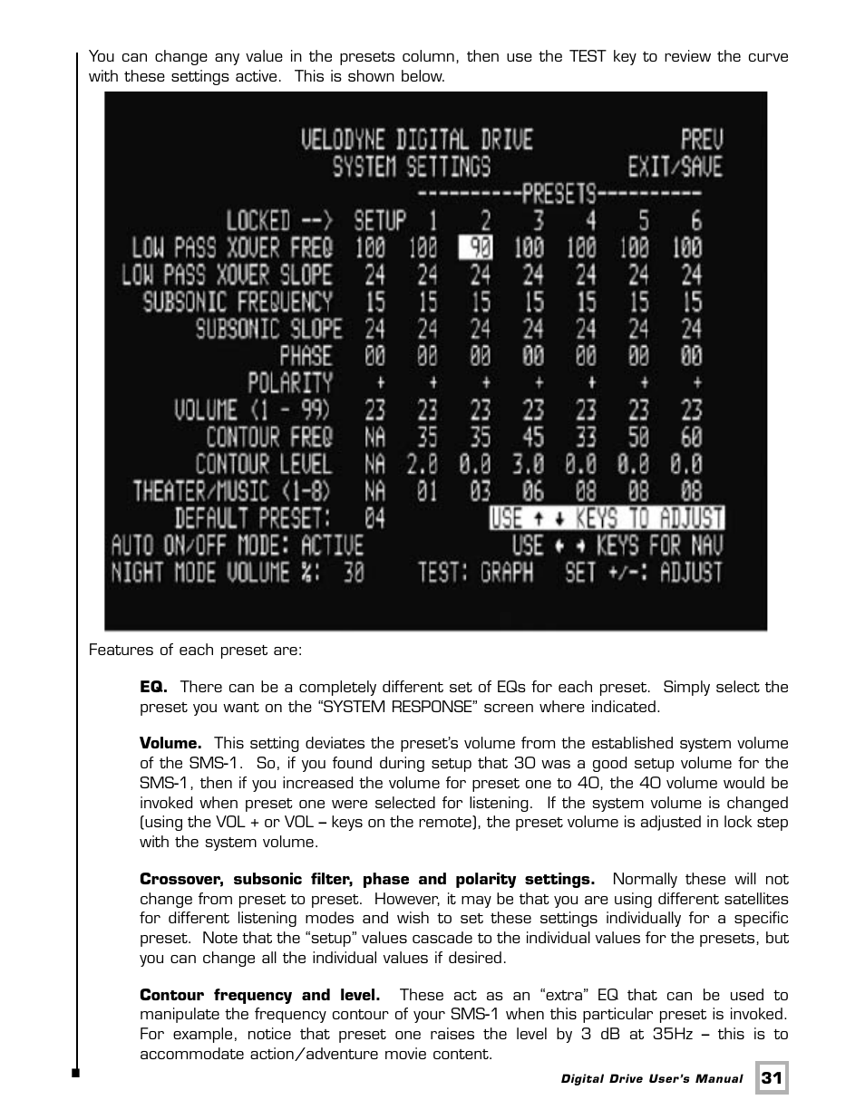 Velodyne Acoustics SMSTM -1 User Manual | Page 37 / 49