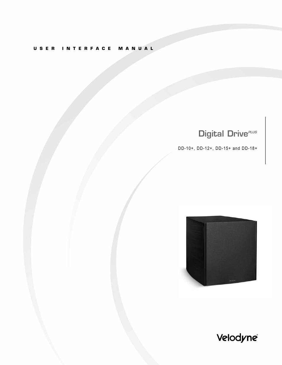 Velodyne Acoustics DIGITAL DRIVEPLUS DD-18+ User Manual | 40 pages