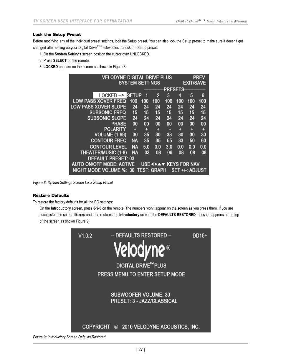 Velodyne Acoustics DIGITAL DRIVEPLUS DD-18+ User Manual | Page 29 / 40