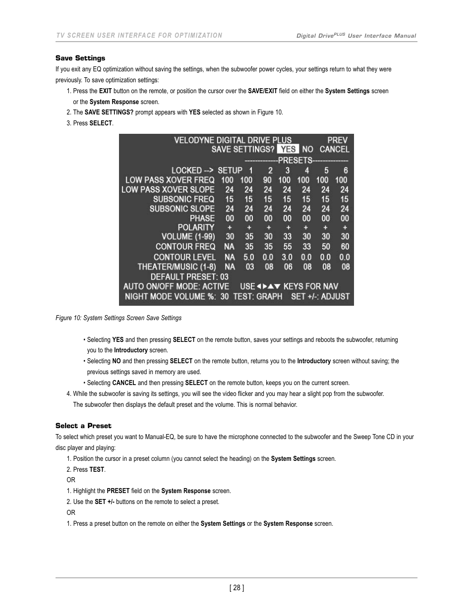 Velodyne Acoustics DIGITAL DRIVEPLUS DD-18+ User Manual | Page 30 / 40