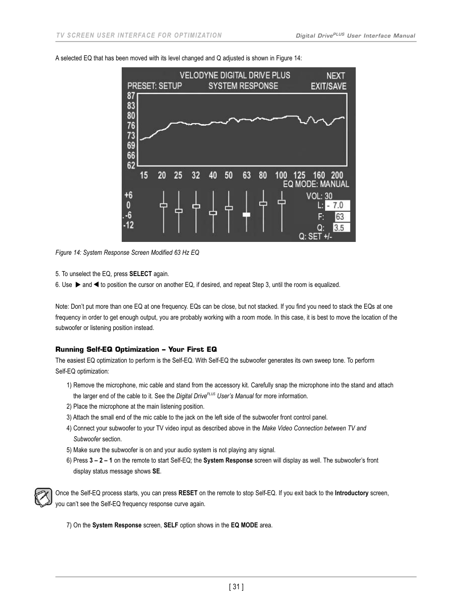 Velodyne Acoustics DIGITAL DRIVEPLUS DD-18+ User Manual | Page 33 / 40