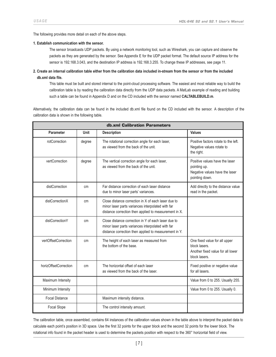 Velodyne Acoustics HDL-64E S2 User Manual | Page 10 / 43