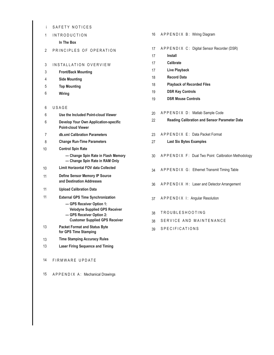 Velodyne Acoustics HDL-64E S2 User Manual | Page 2 / 43