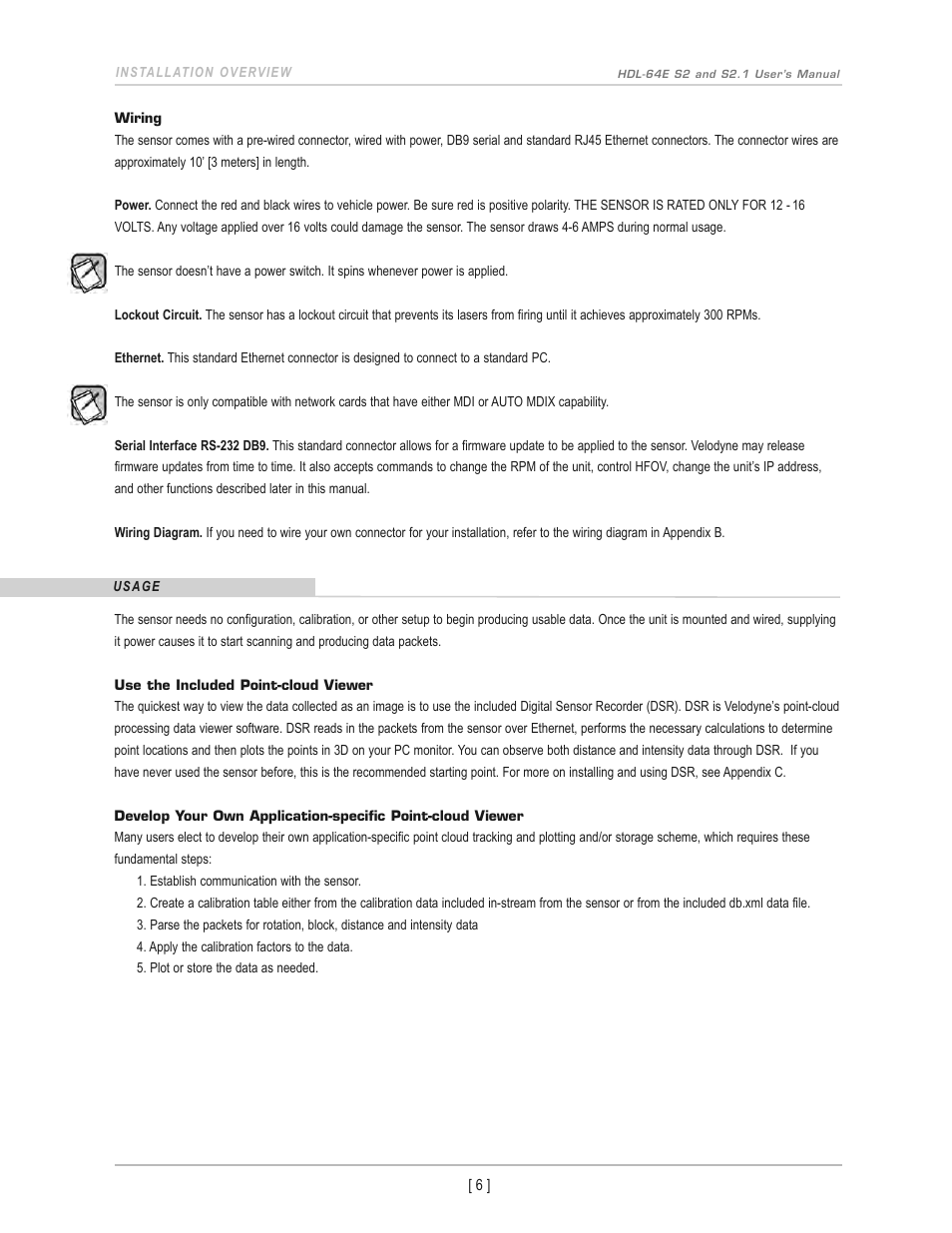 Velodyne Acoustics HDL-64E S2 User Manual | Page 9 / 43