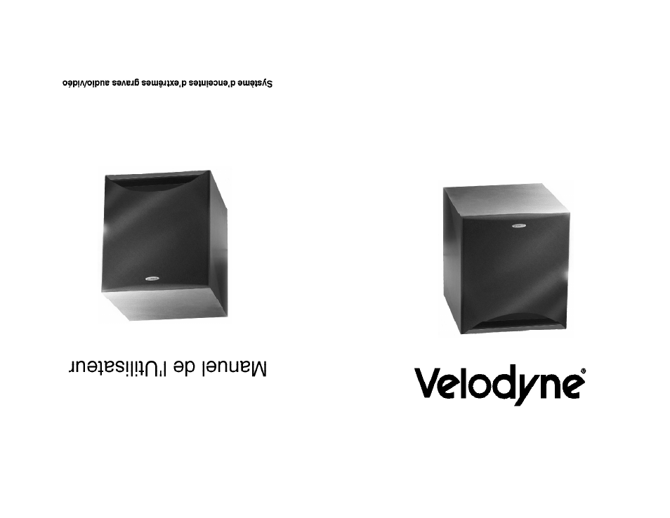 Velodyne Acoustics CHT-15 User Manual | 12 pages