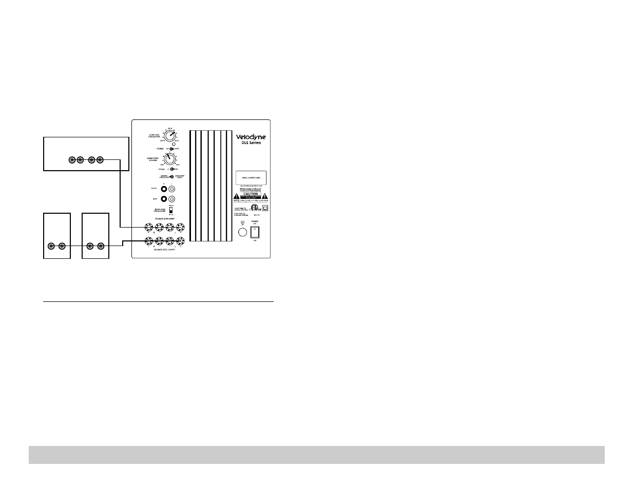 Interconnect cables | Velodyne Acoustics DLS-3500 User Manual | Page 5 / 6