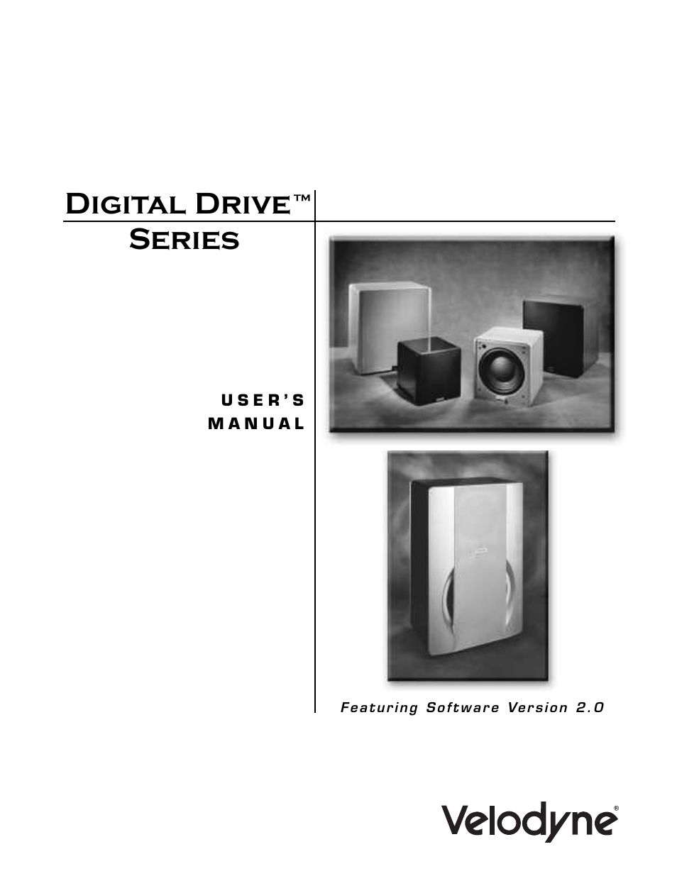 Velodyne Acoustics Digital Drive User Manual | 57 pages