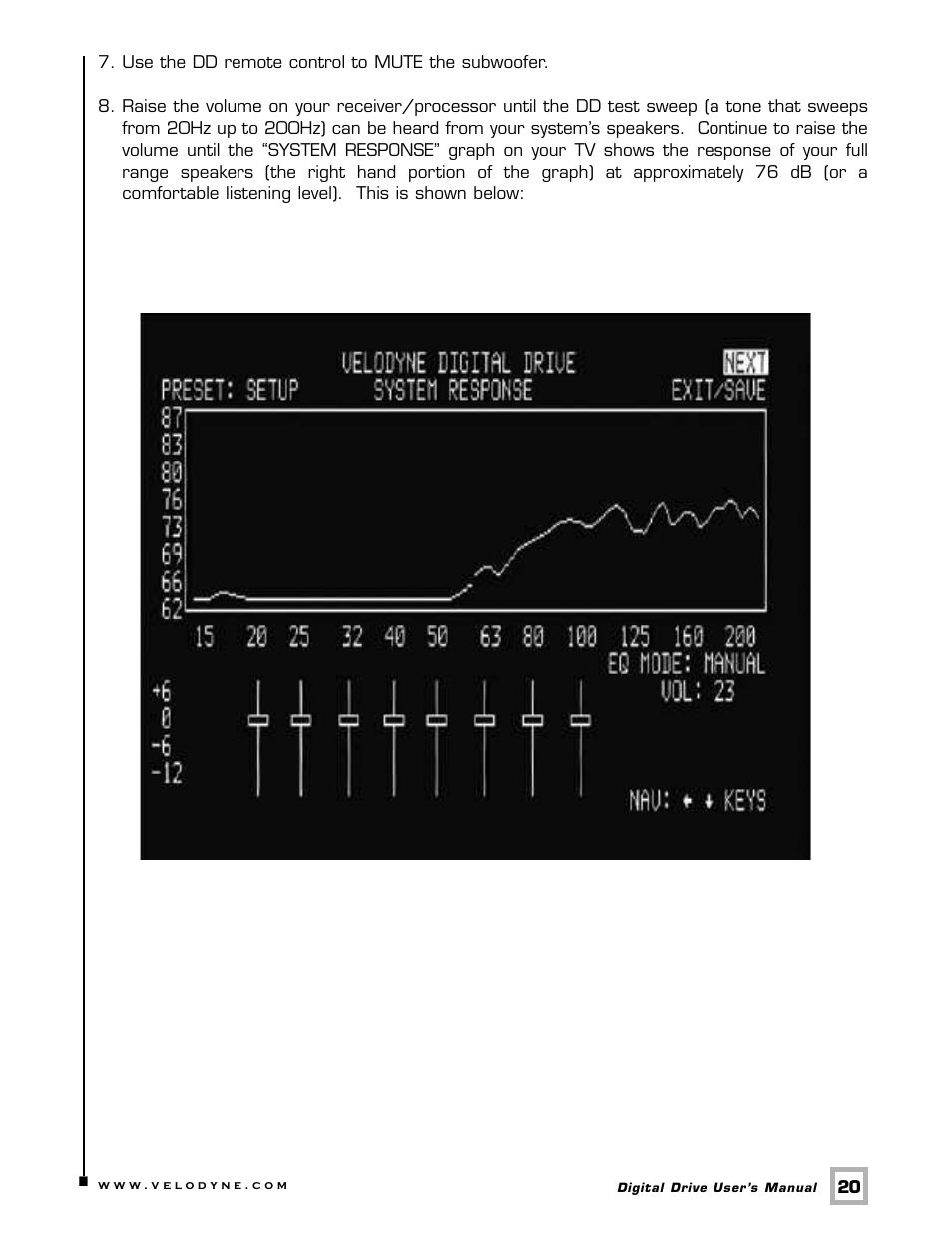 Velodyne Acoustics Digital Drive User Manual | Page 26 / 57