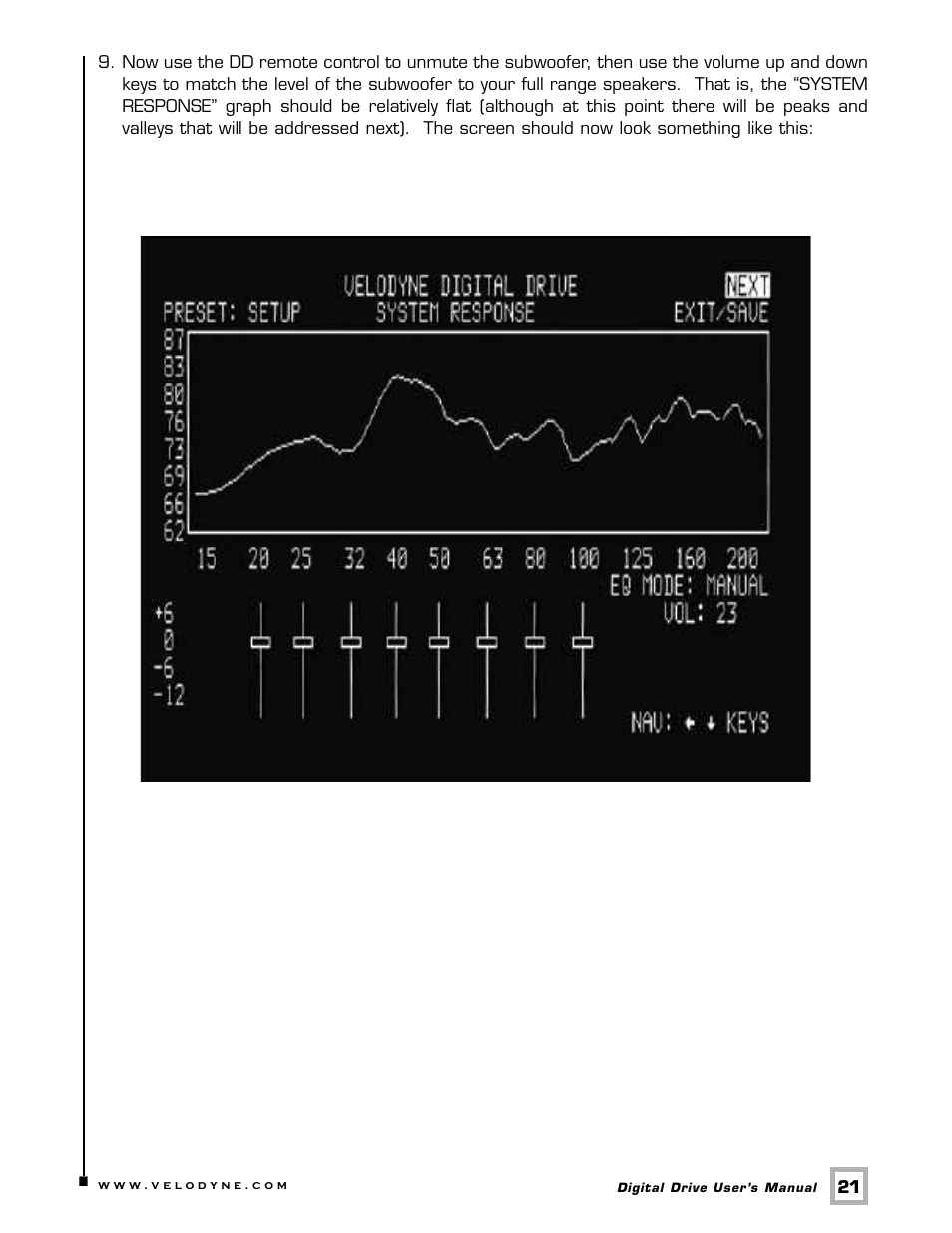 Velodyne Acoustics Digital Drive User Manual | Page 27 / 57