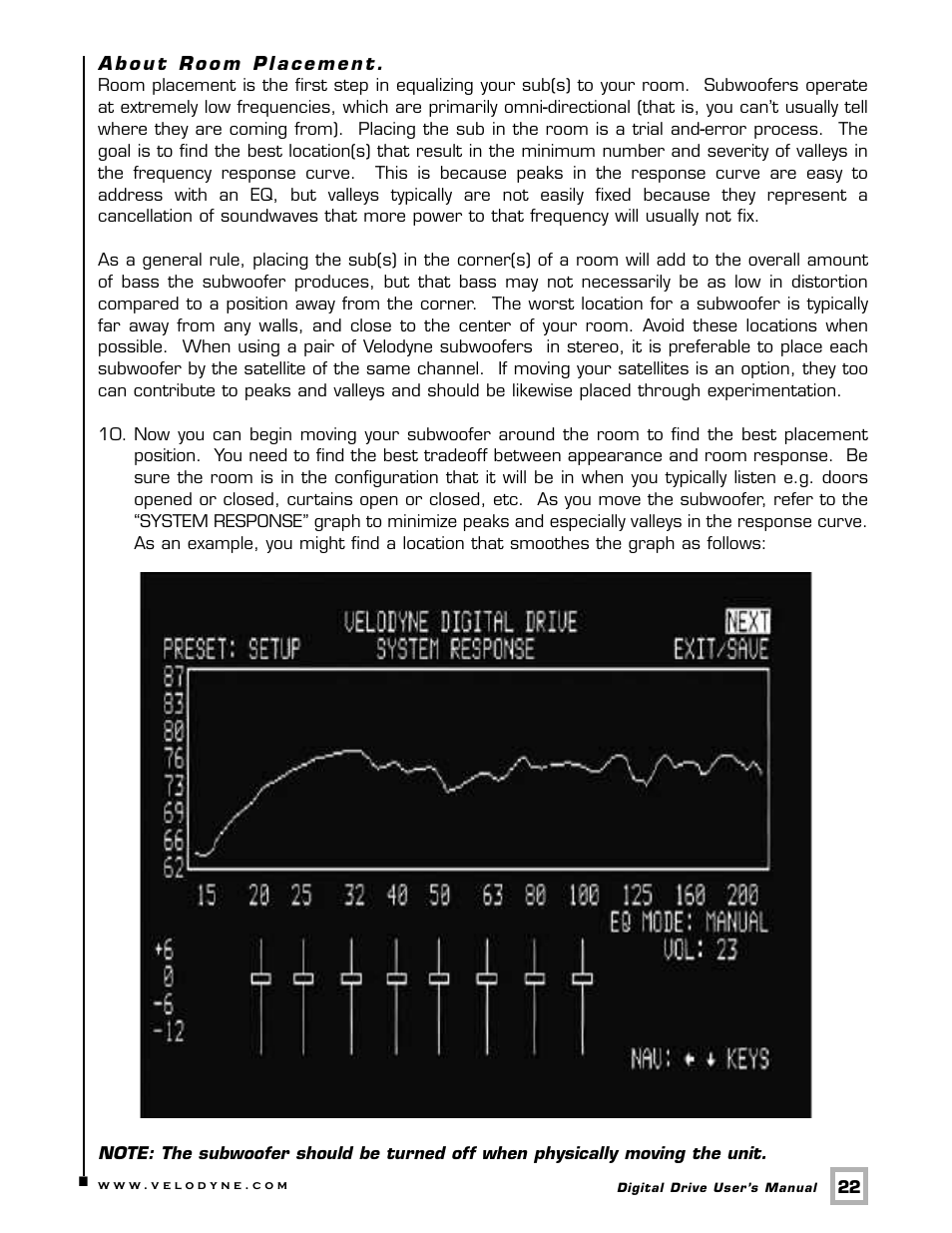 Velodyne Acoustics Digital Drive User Manual | Page 28 / 57