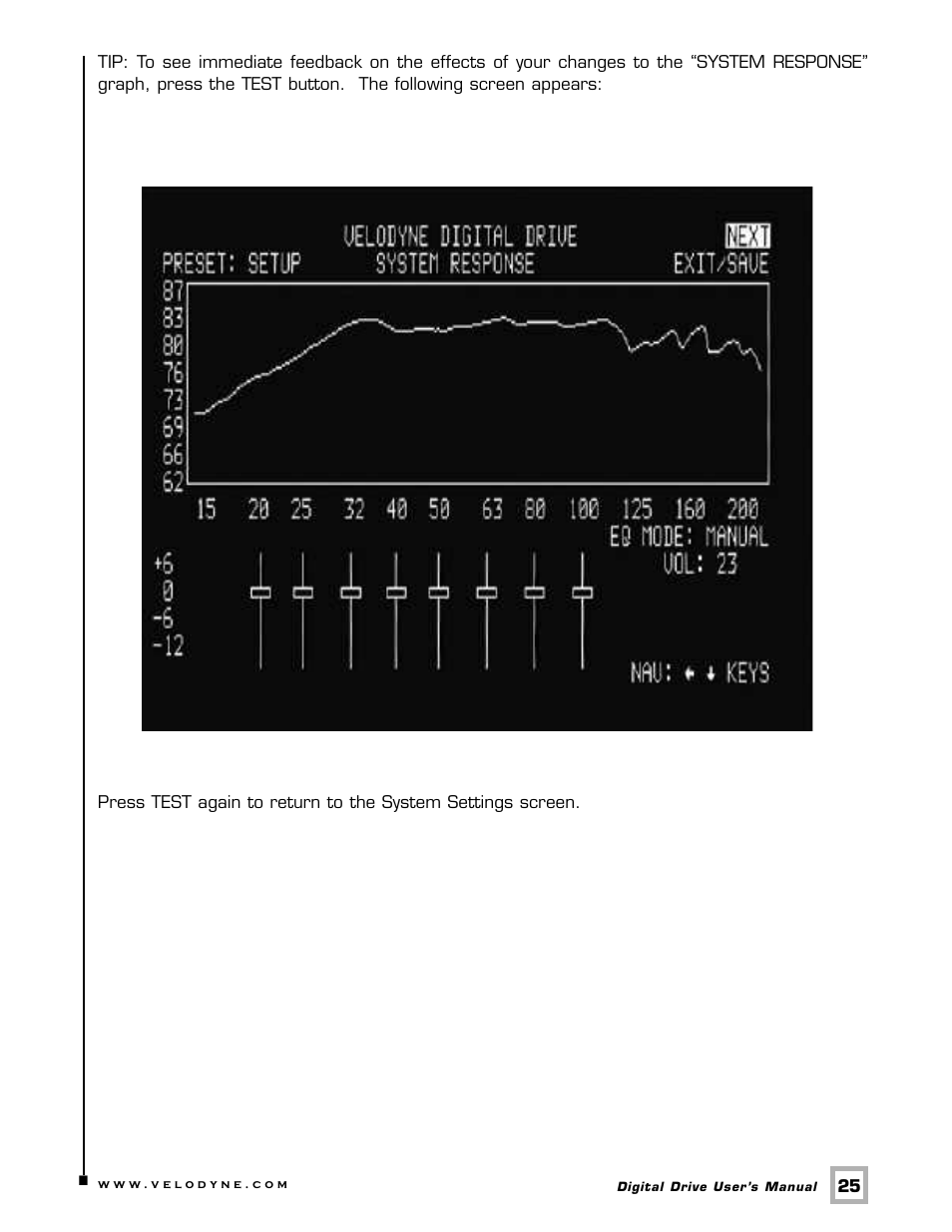 Velodyne Acoustics Digital Drive User Manual | Page 31 / 57