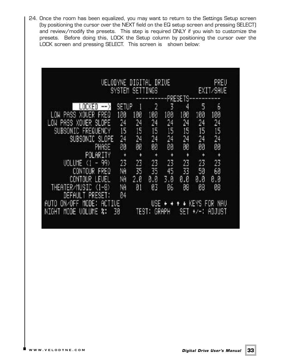 Velodyne Acoustics Digital Drive User Manual | Page 39 / 57