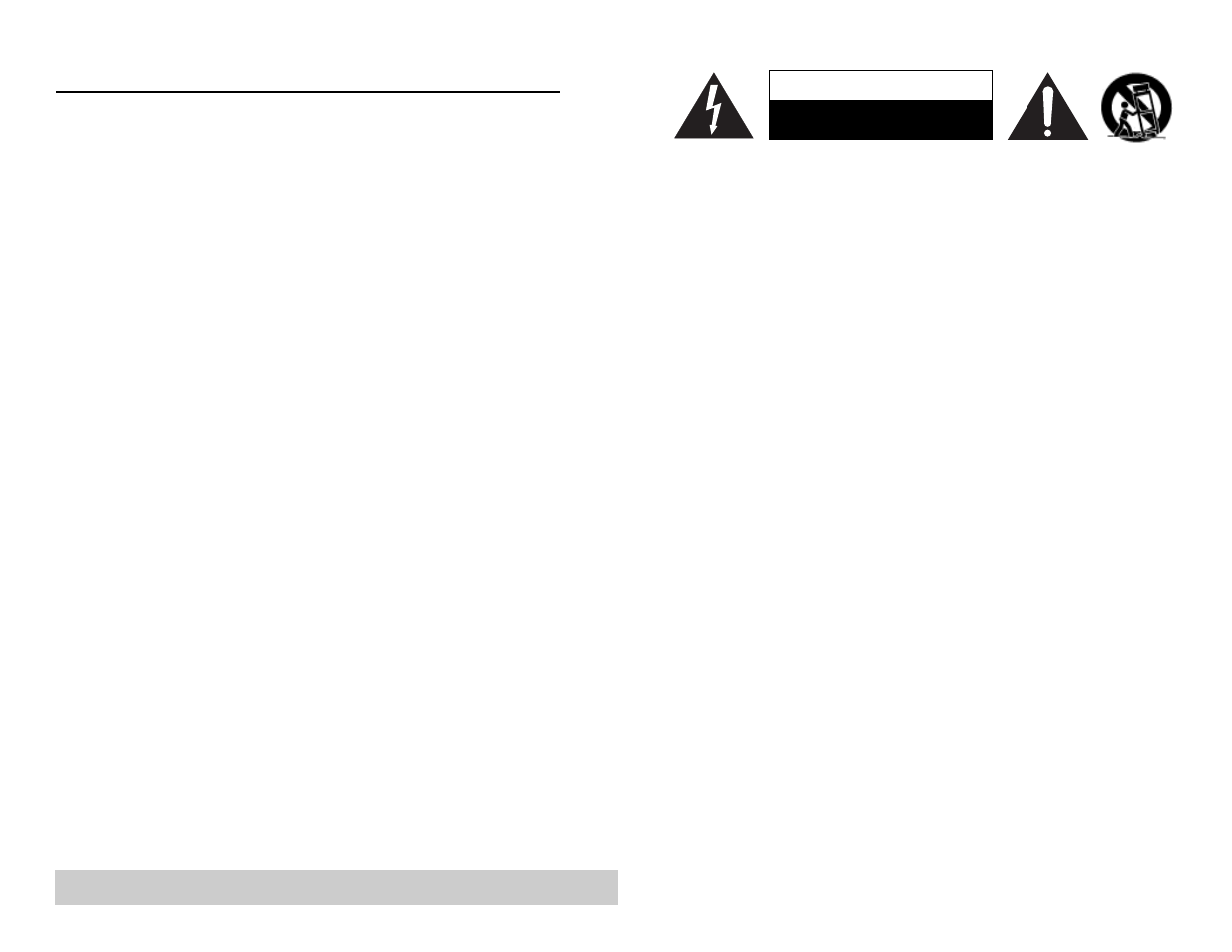 Importantes consignes de securite, Troubleshooting and service, Attention | Velodyne Acoustics HGS-12X User Manual | Page 3 / 19