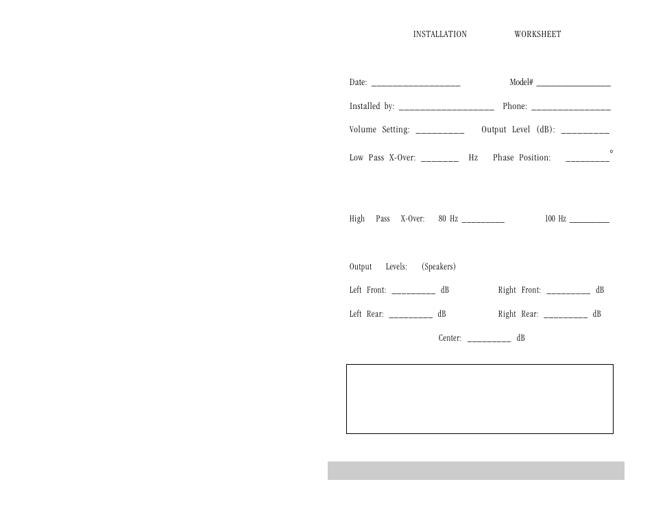 Velodyne Acoustics VA-1250X User Manual | Page 2 / 8