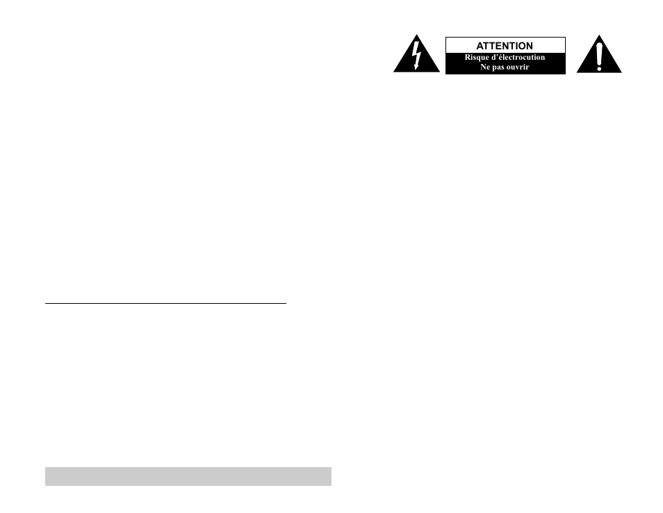 Importantes consignes de securite, Care of your subwoofer, Attention | Velodyne Acoustics VA-1250X User Manual | Page 5 / 8