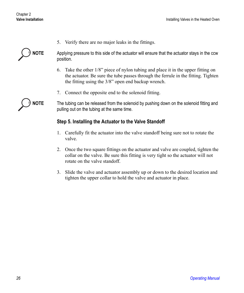 Valco electronic Valve Oven User Manual | Page 26 / 62