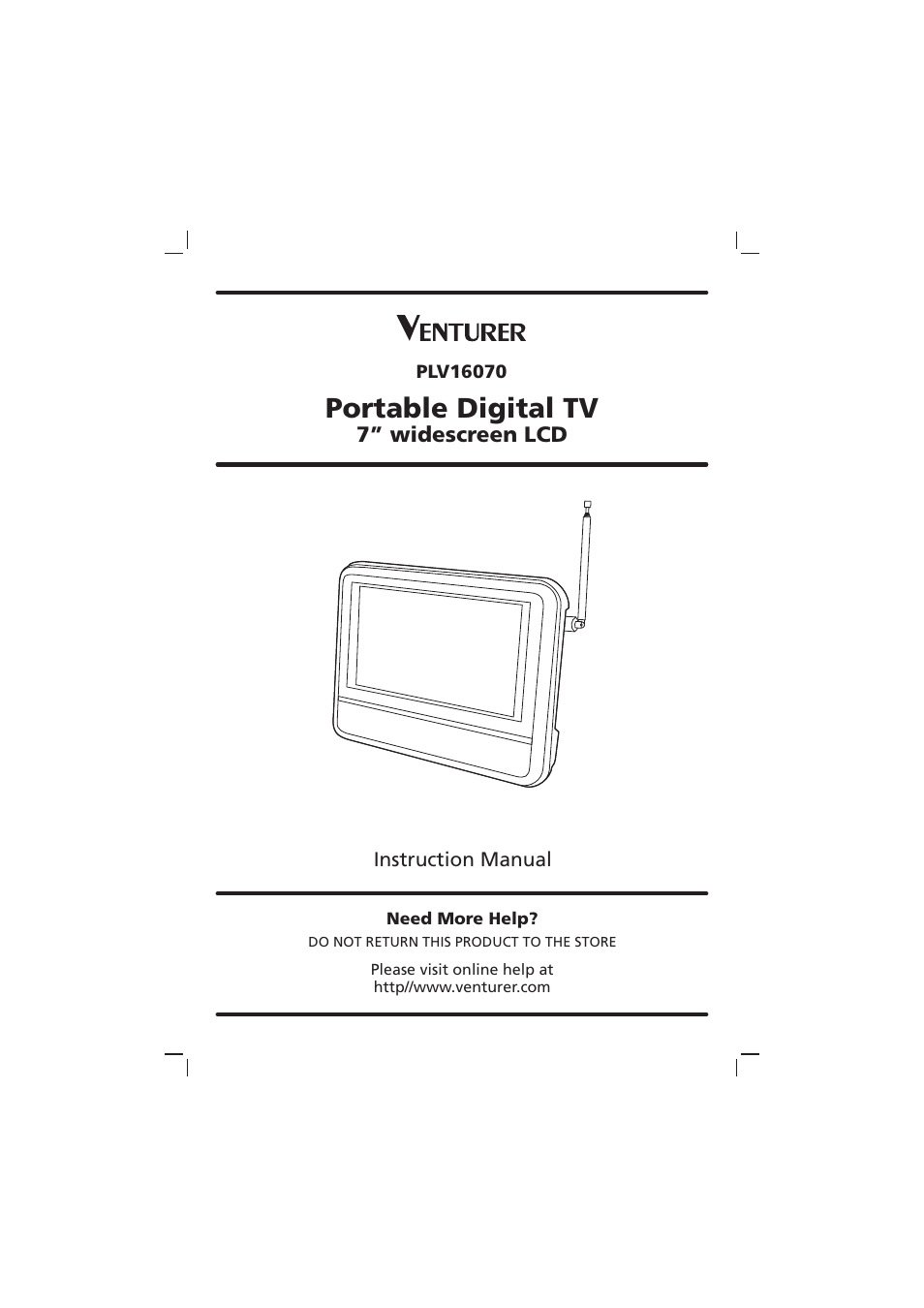 Venturer PLV16070 User Manual | 16 pages