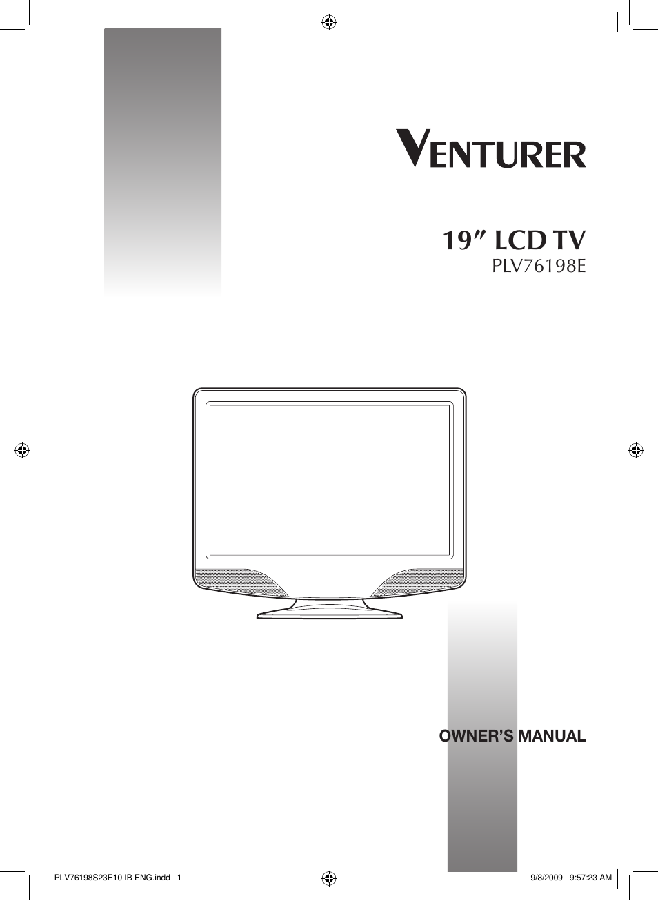 Venturer PLV76198E User Manual | 16 pages