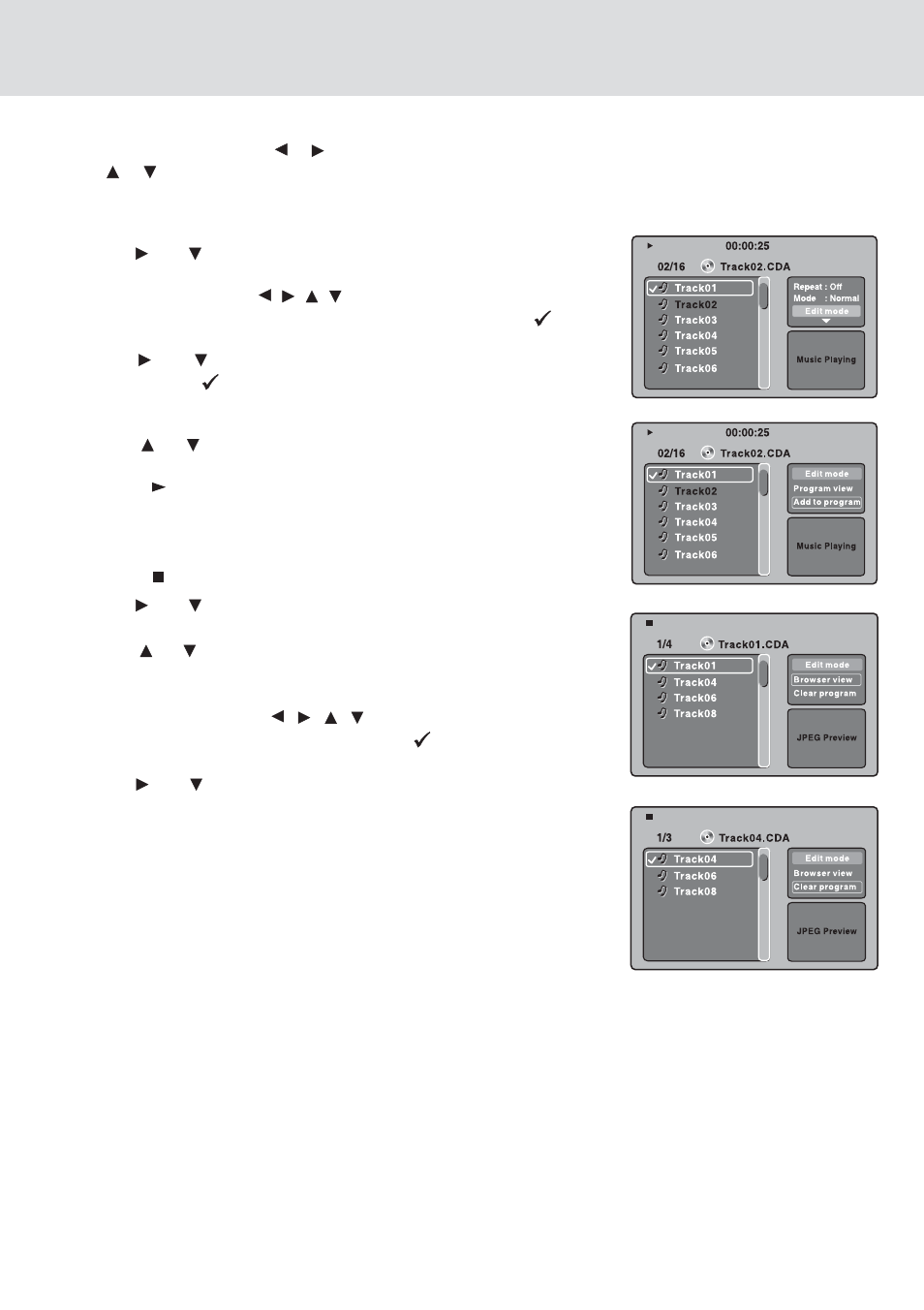Play modes for cd or jpeg disc | Venturer KLV39082 User Manual | Page 22 / 32