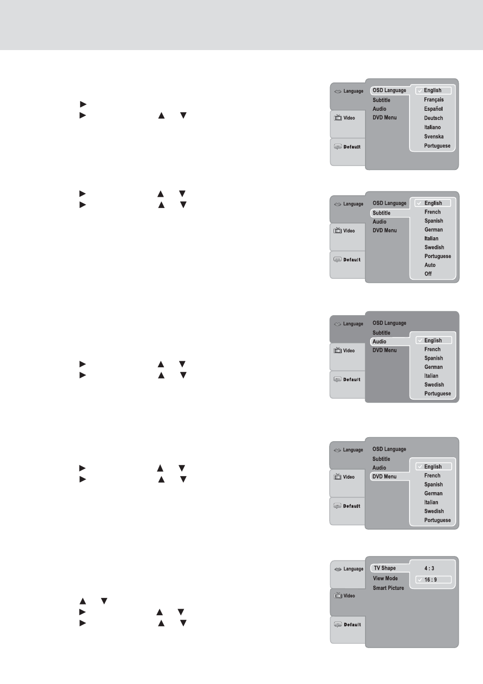 Customizing the function settings | Venturer KLV39082 User Manual | Page 23 / 32