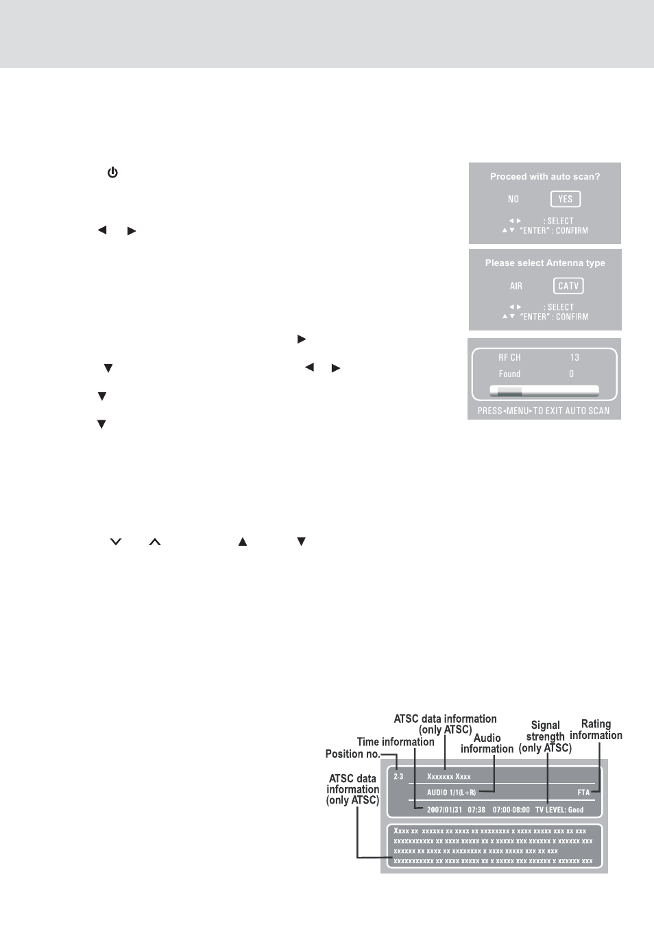 Using the tv | Venturer KLV39082 User Manual | Page 25 / 32