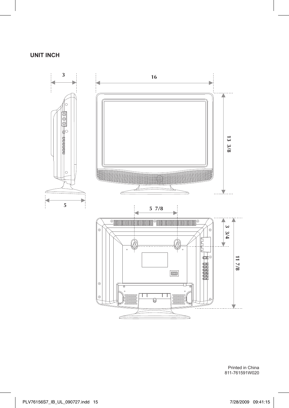 Venturer PLV76156 User Manual | Page 16 / 16