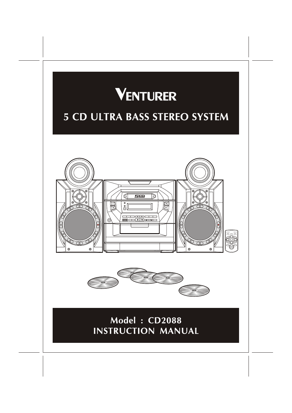 Venturer CD2088 User Manual | 19 pages