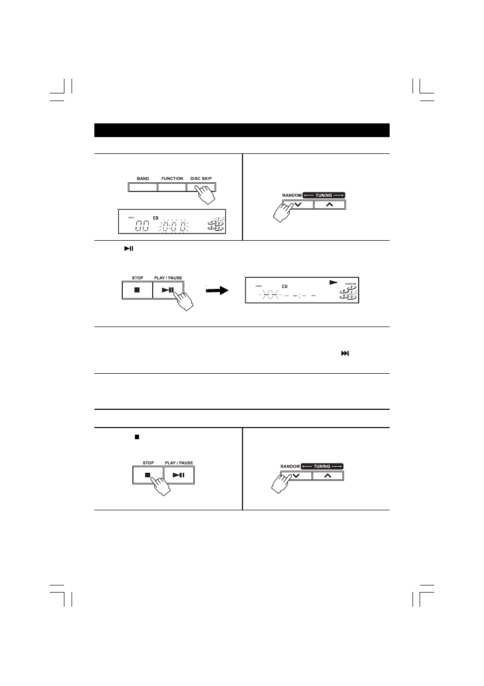 Compact disc playback (continued) | Venturer CD2088 User Manual | Page 13 / 19