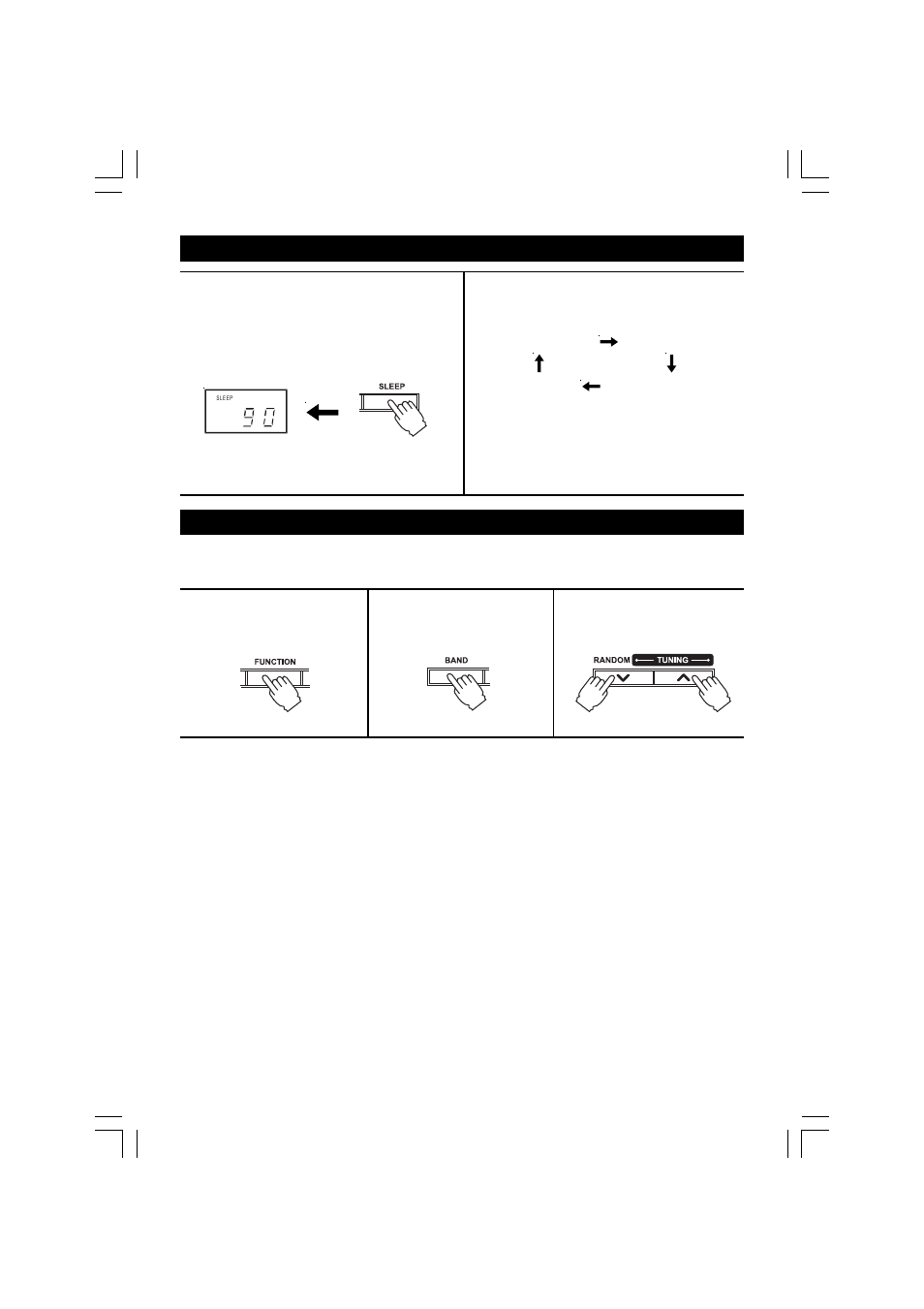 Setting the sleep timer, Manual tuning | Venturer CD2088 User Manual | Page 9 / 19