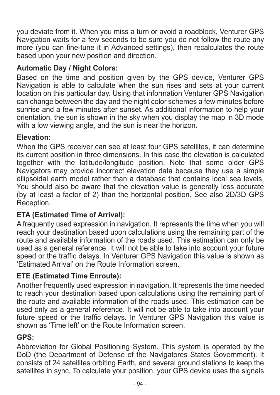 Venturer HPS9308 User Manual | Page 94 / 100