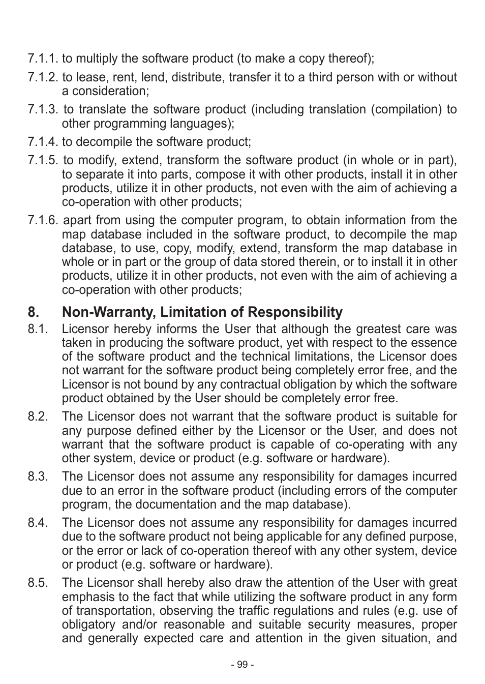 Venturer HPS9308 User Manual | Page 99 / 100