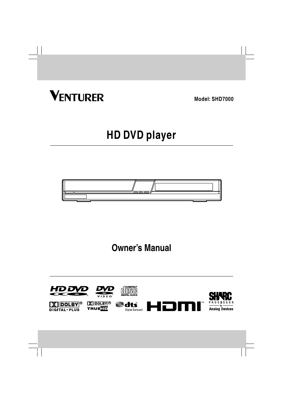 Venturer SHD7000 User Manual | 48 pages