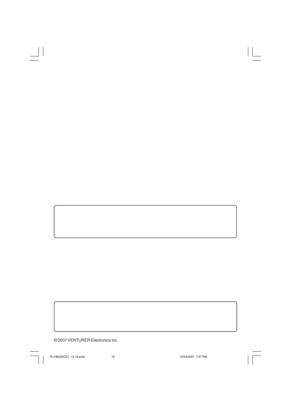Limited warranty | Venturer PLV36220S1 User Manual | Page 20 / 20