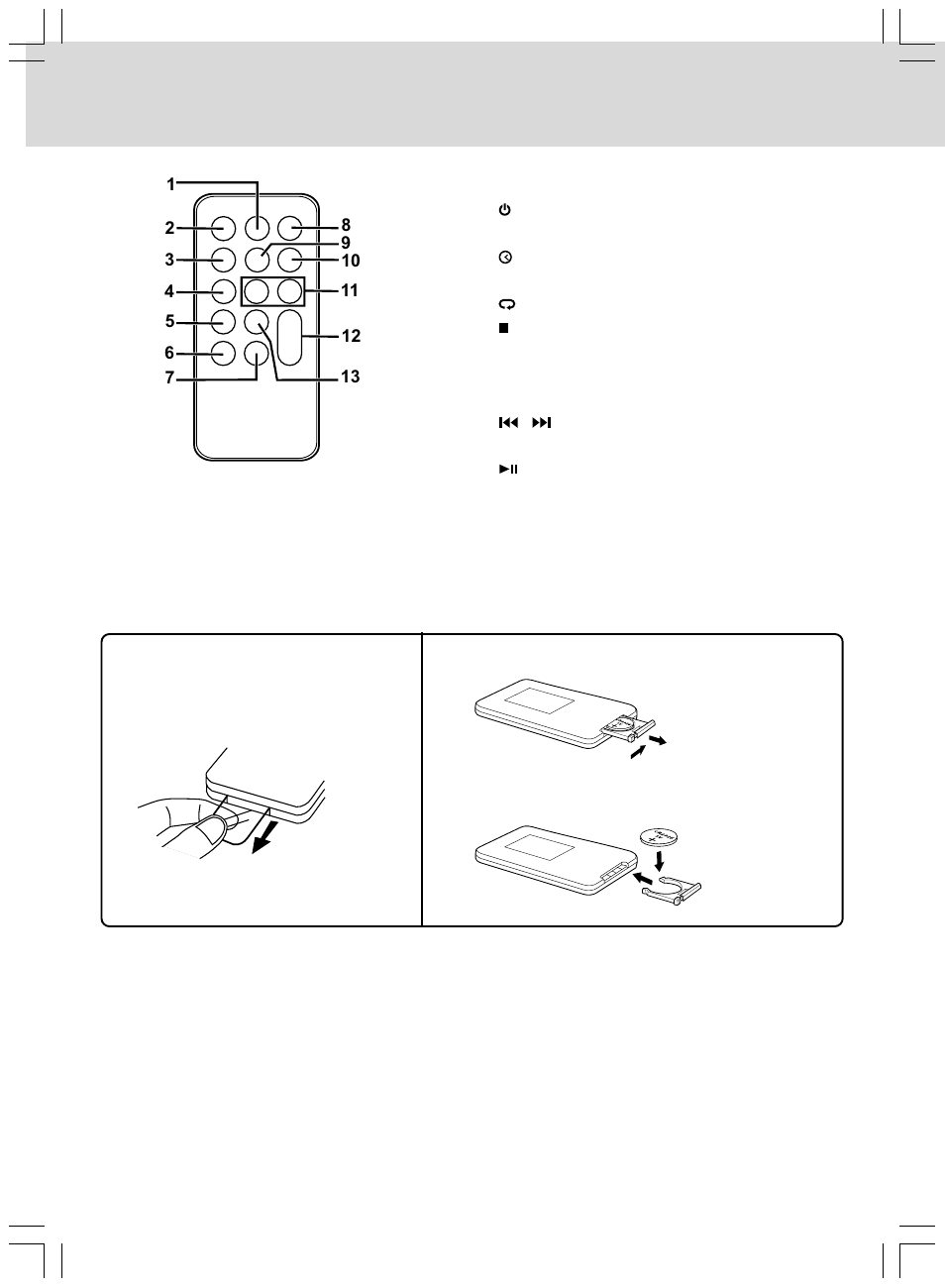 Remote control | Venturer CD7106VI User Manual | Page 5 / 15
