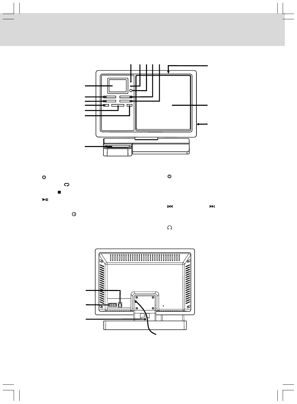 Location of controls | Venturer CD7106VI User Manual | Page 6 / 15