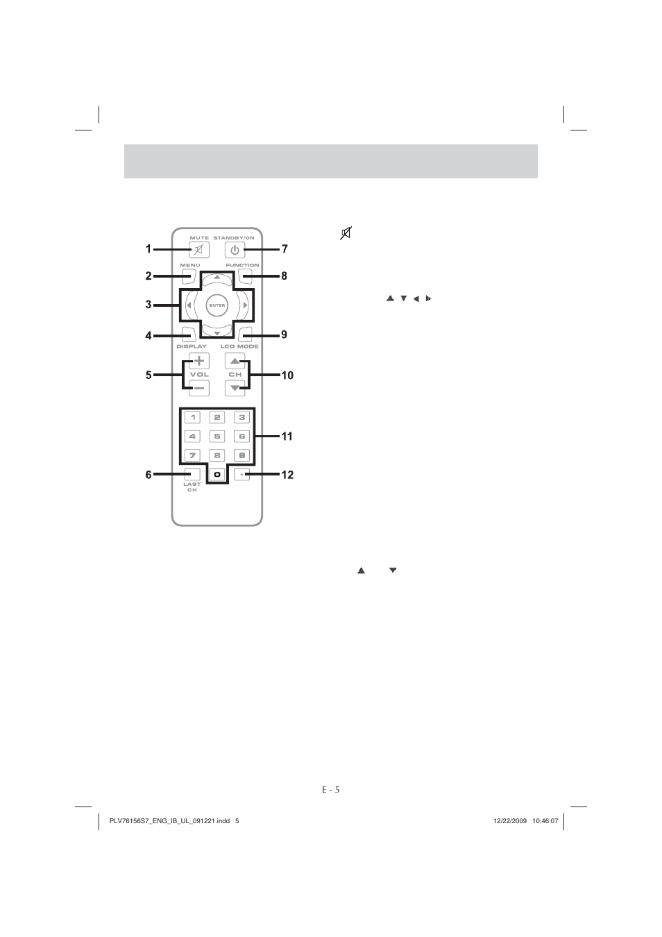 Control reference guide | Venturer 15" LCD TV PLV7615H User Manual | Page 6 / 16