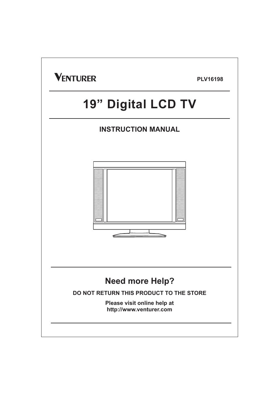 Venturer PLV16198 User Manual | 20 pages