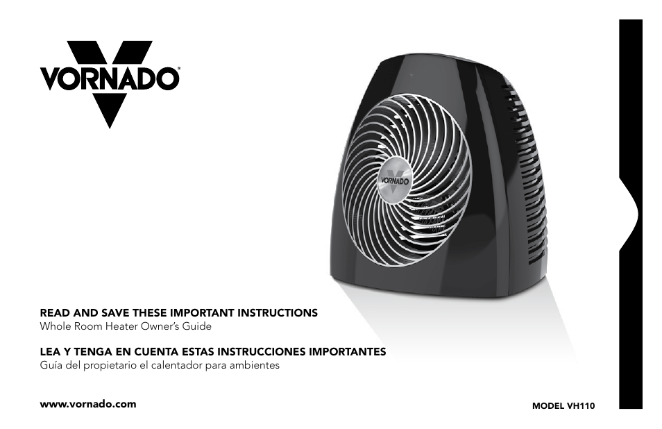 Vornado VH110 User Manual | 16 pages