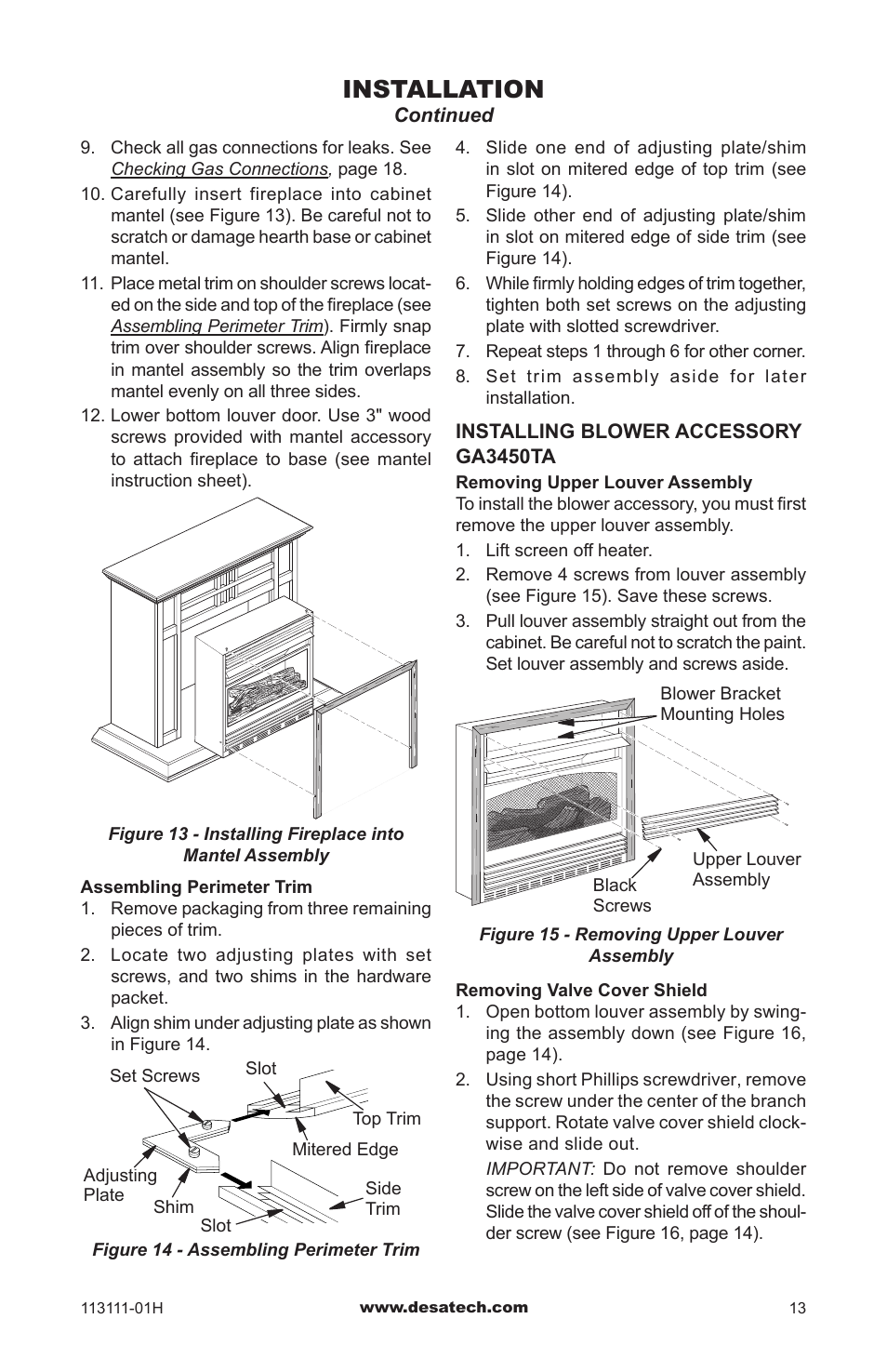 Installation | Vanguard VMH26TNC User Manual | Page 13 / 32
