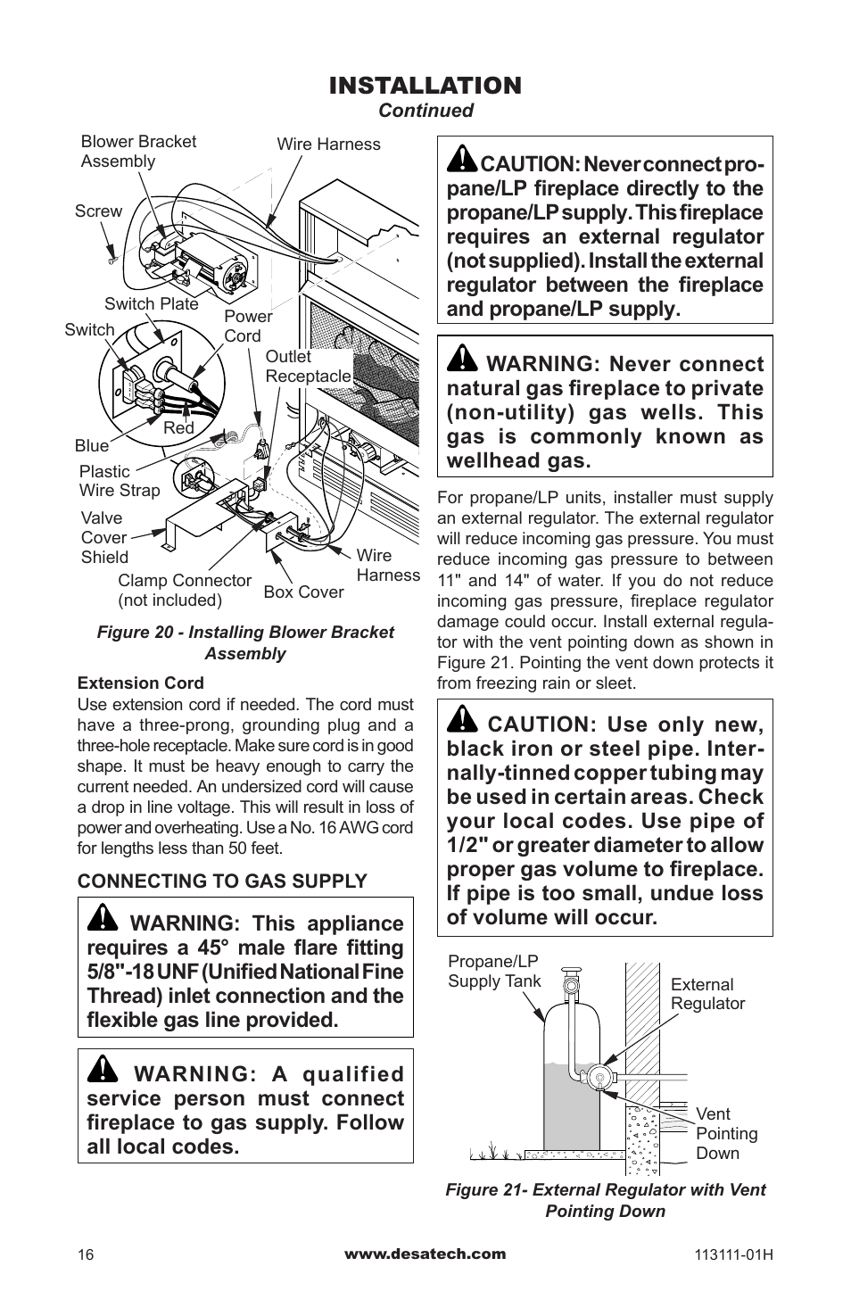 Installation | Vanguard VMH26TNC User Manual | Page 16 / 32