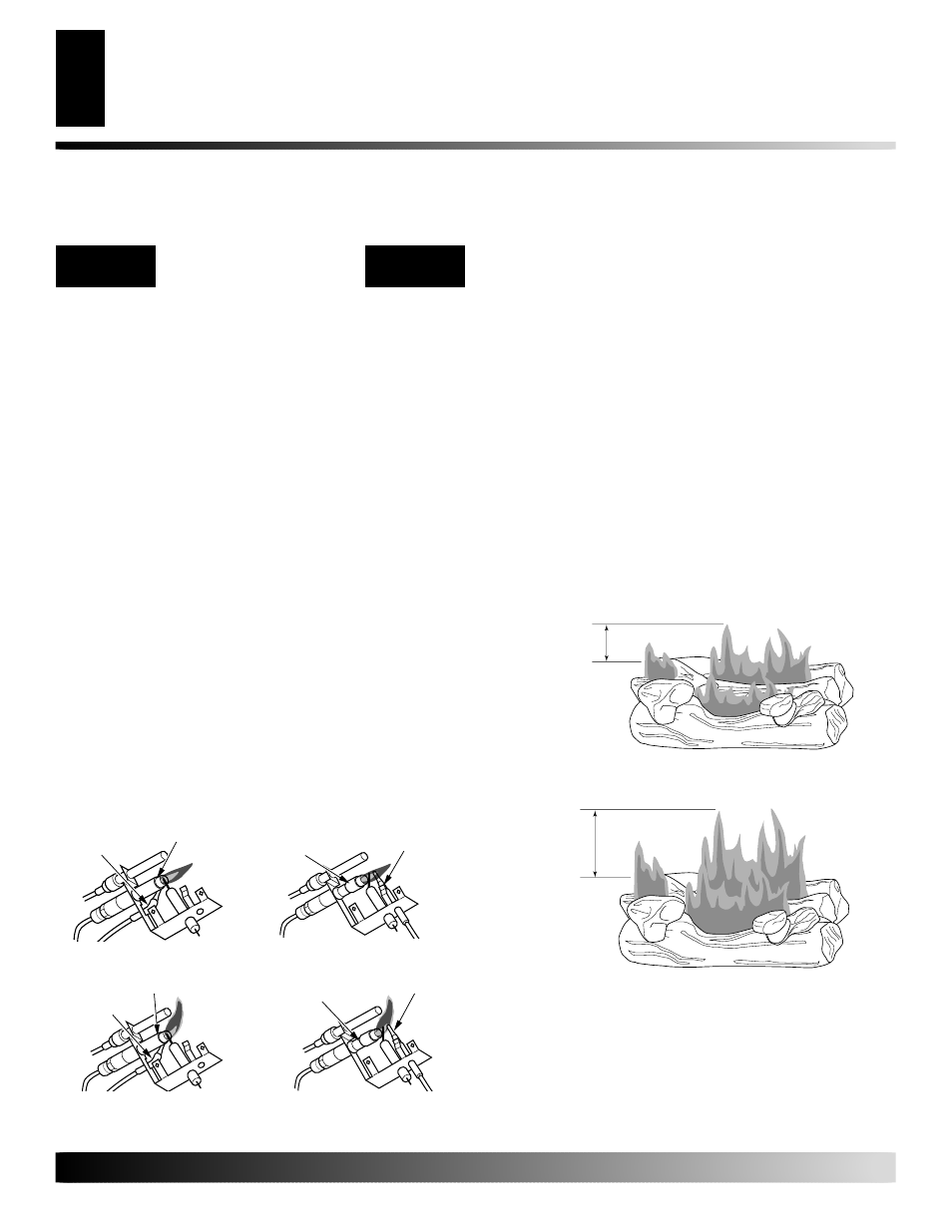 Operating fireplace insert, Inspecting burners, Continued | Vanguard VI33PRA User Manual | Page 18 / 34