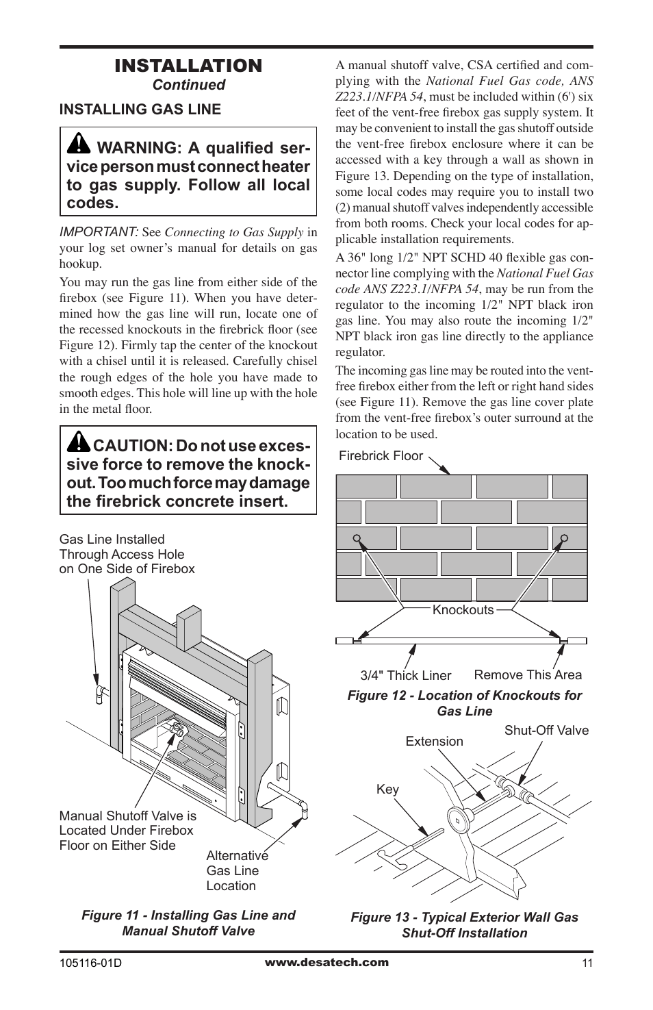 Installation | Vanguard FBST User Manual | Page 11 / 20